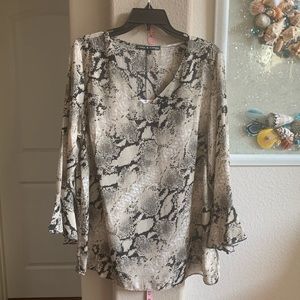 NWT ZOEY & LEELO SNAKE SKIN PRINT 1X